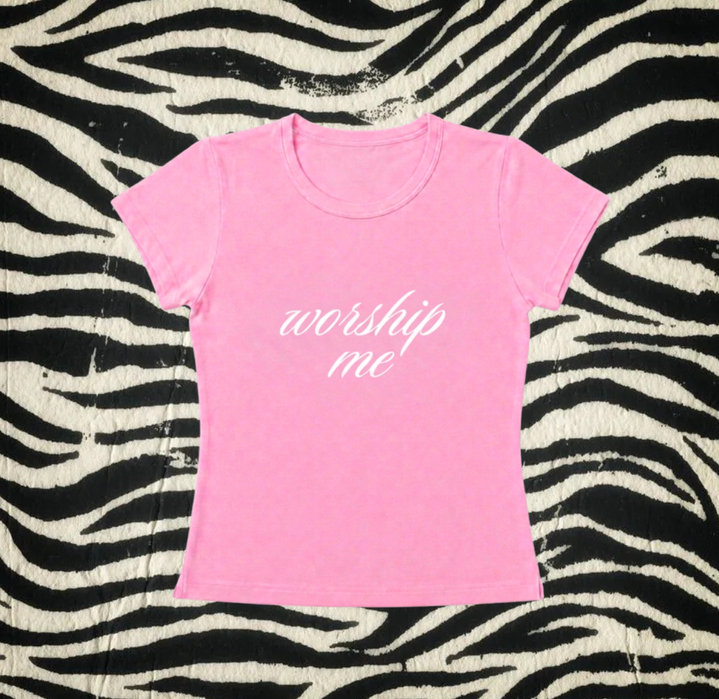 Worship Me Baby Tee